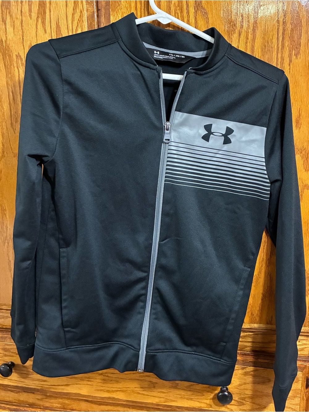 Under Armour Kids' Black Full-Zip Jacket